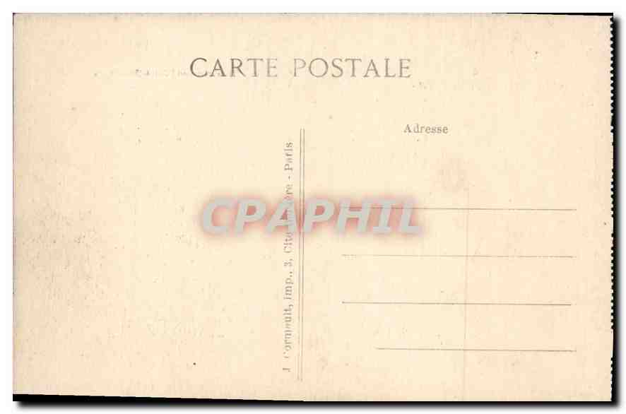 CPA Paris Le Boulevard et la Porte St Denis  — Verso