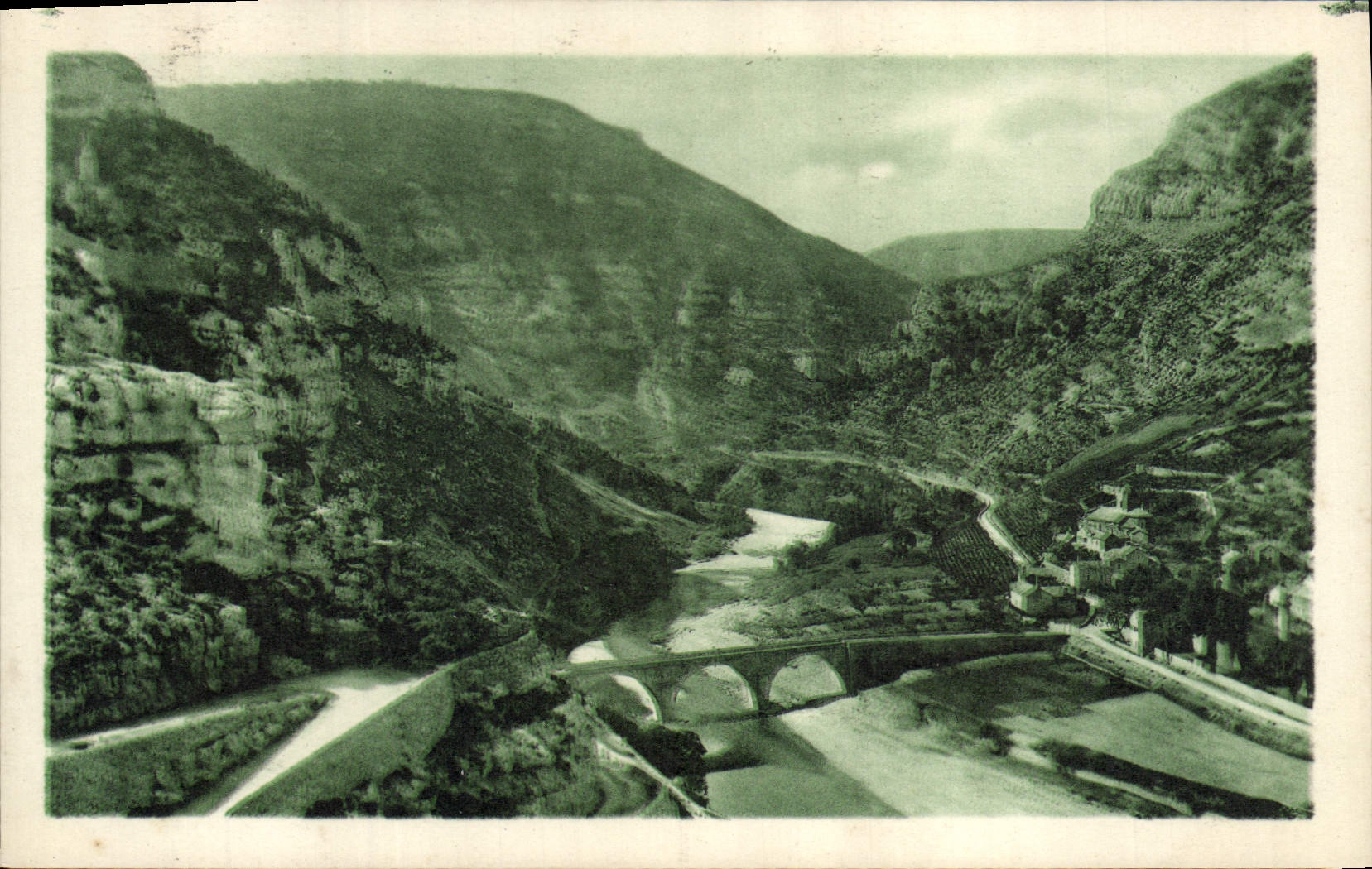 CPA Gorges du Tarn La Malene Derniers lacets de la route du Causse 