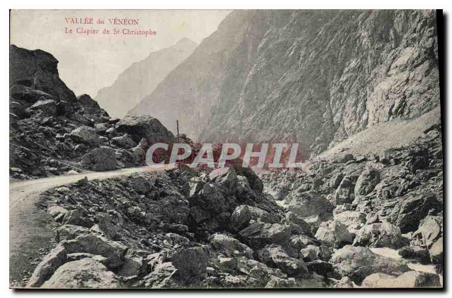 CPA Vallee du Veneon Le Clapier de St Christophe 