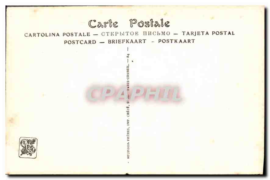 CPA Salons de Paris Alfred Boucher La Pensee  — Back