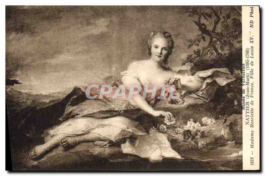 CPA Musee de Versailles Nattier Jean Marc 1685 1766 Madame Henriette de France 