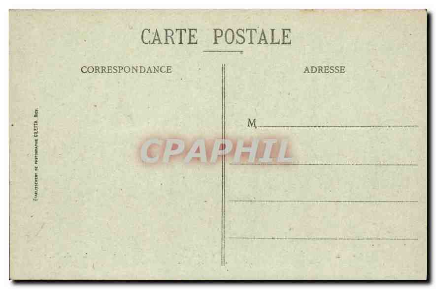CPA La Bollene Station Estivale a 45 kil de Nice  — Back