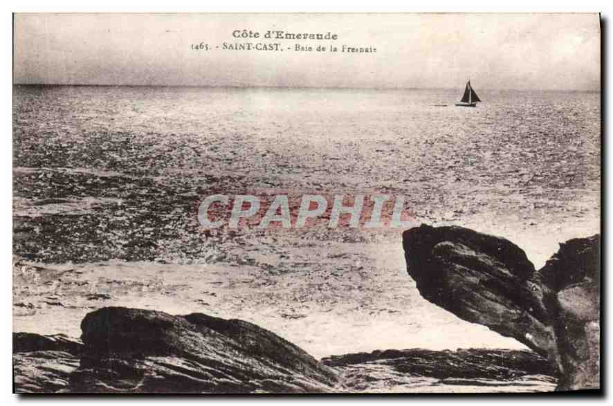 CPA Cote d' Emeraude Saint Cast Baie de la Freinaie 
