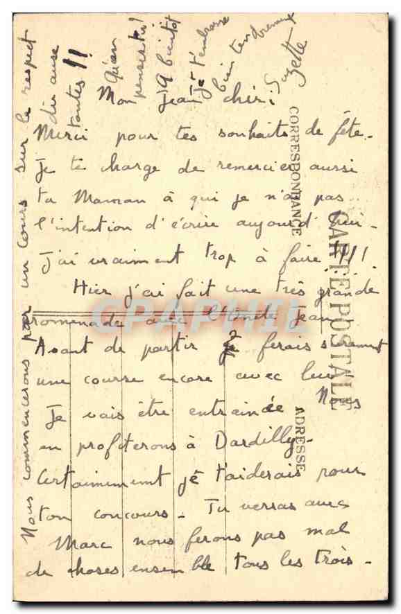 CPA Divonne les Bains Les Hotels du Pailly et le Jura  — Rückseite