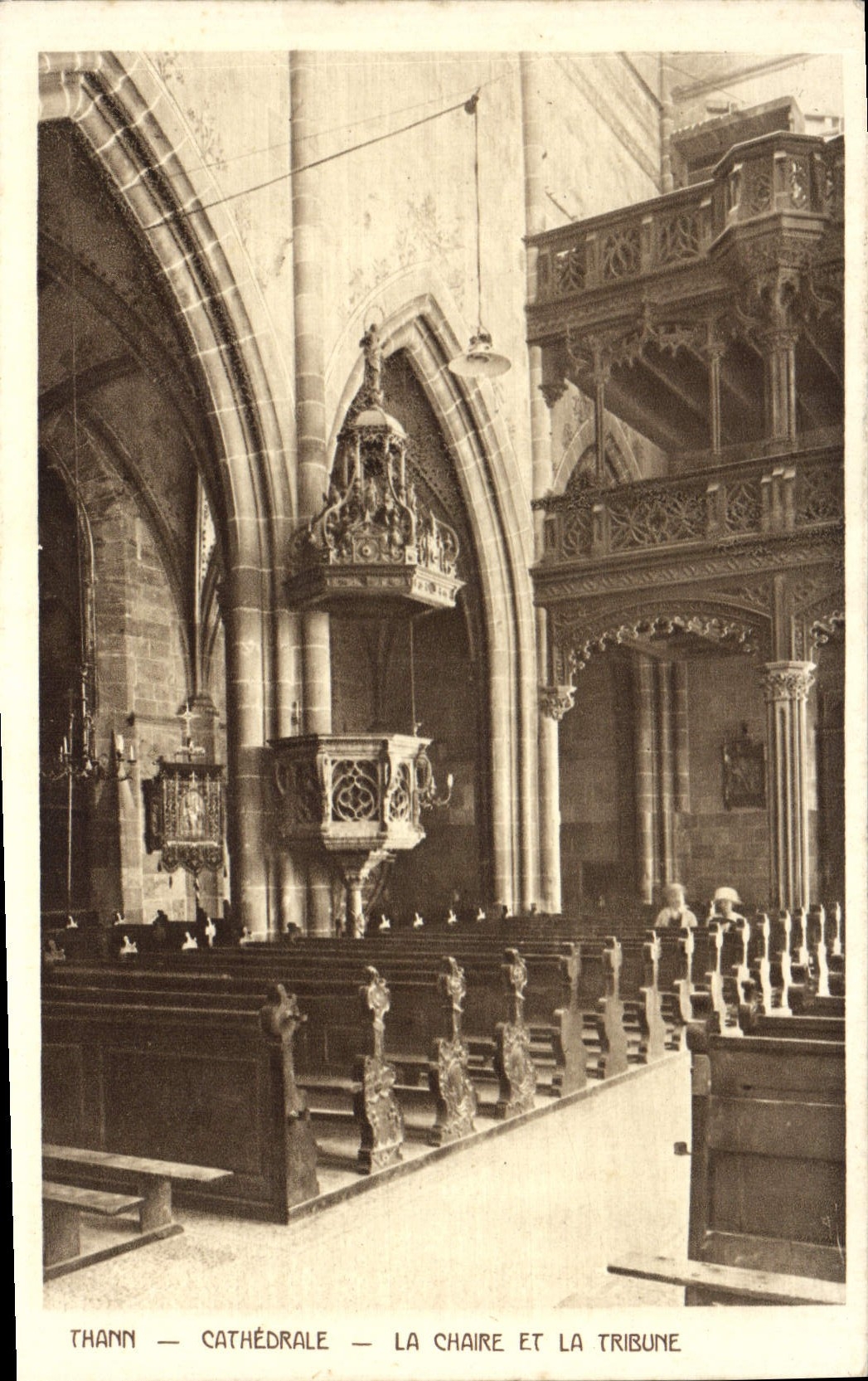 CPA Thann Cathedrale La Chaire et la Tribune 