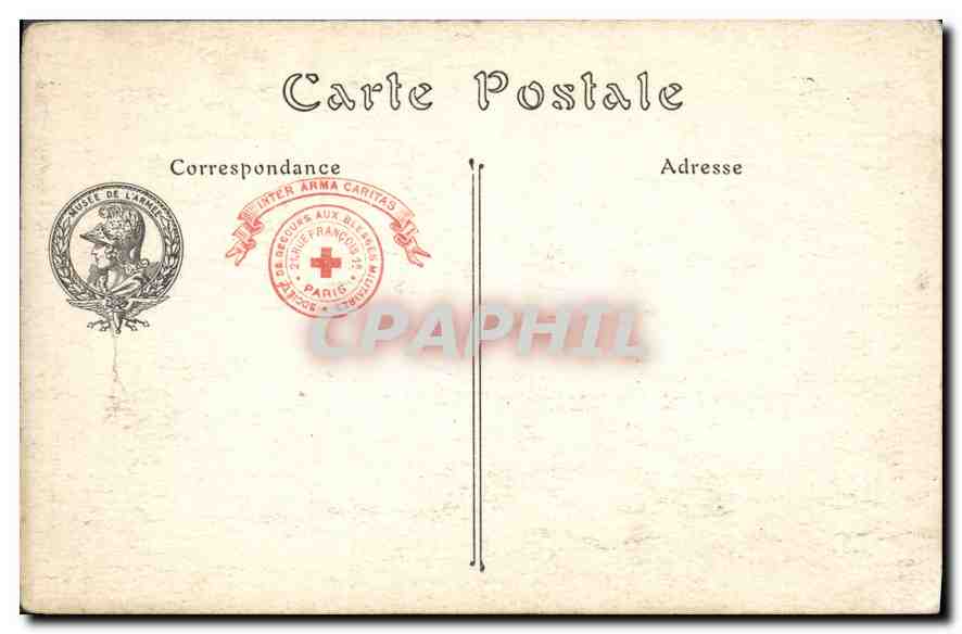 CPA Paris Musee de l'Armee Salle Bayard Chevalier ayant pros le bourdon pour se rendre a la Croisade — Rückseite