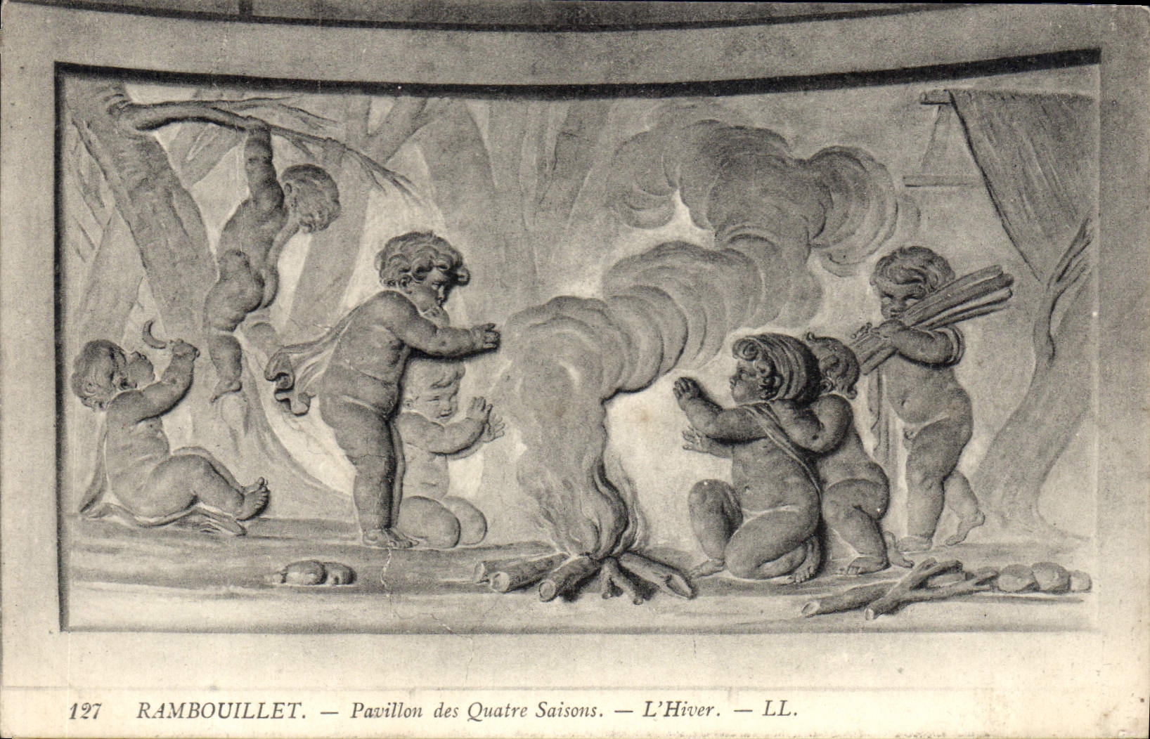 Rambouillet — Pavillon des Quatre Saisons — L'Hiver — LL. — n° 127