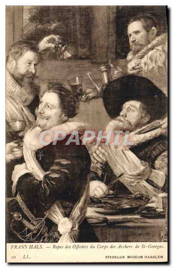 CPA Frans Hals Repas des Officiers du Corps de Archers de St Georges 