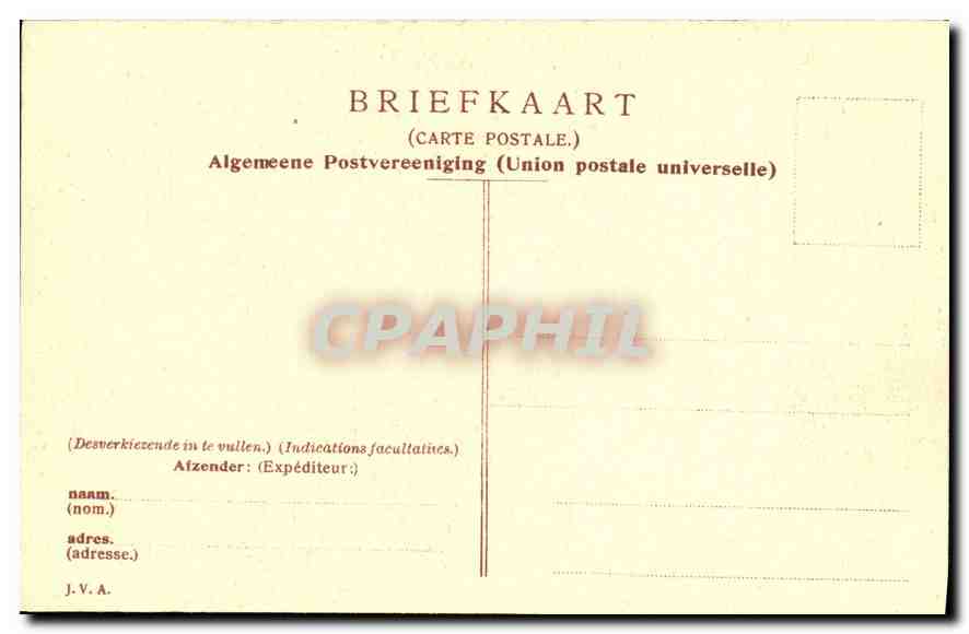 CPA Oude Kunst Rijksmuseum Amsterdam B Van Der Helst De Schuttersmaaltijd  — Verso