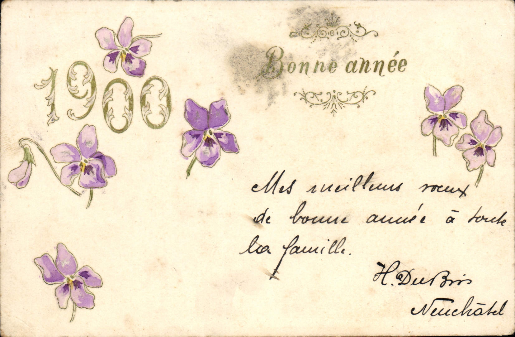 CPA Fantaisie Fleurs
