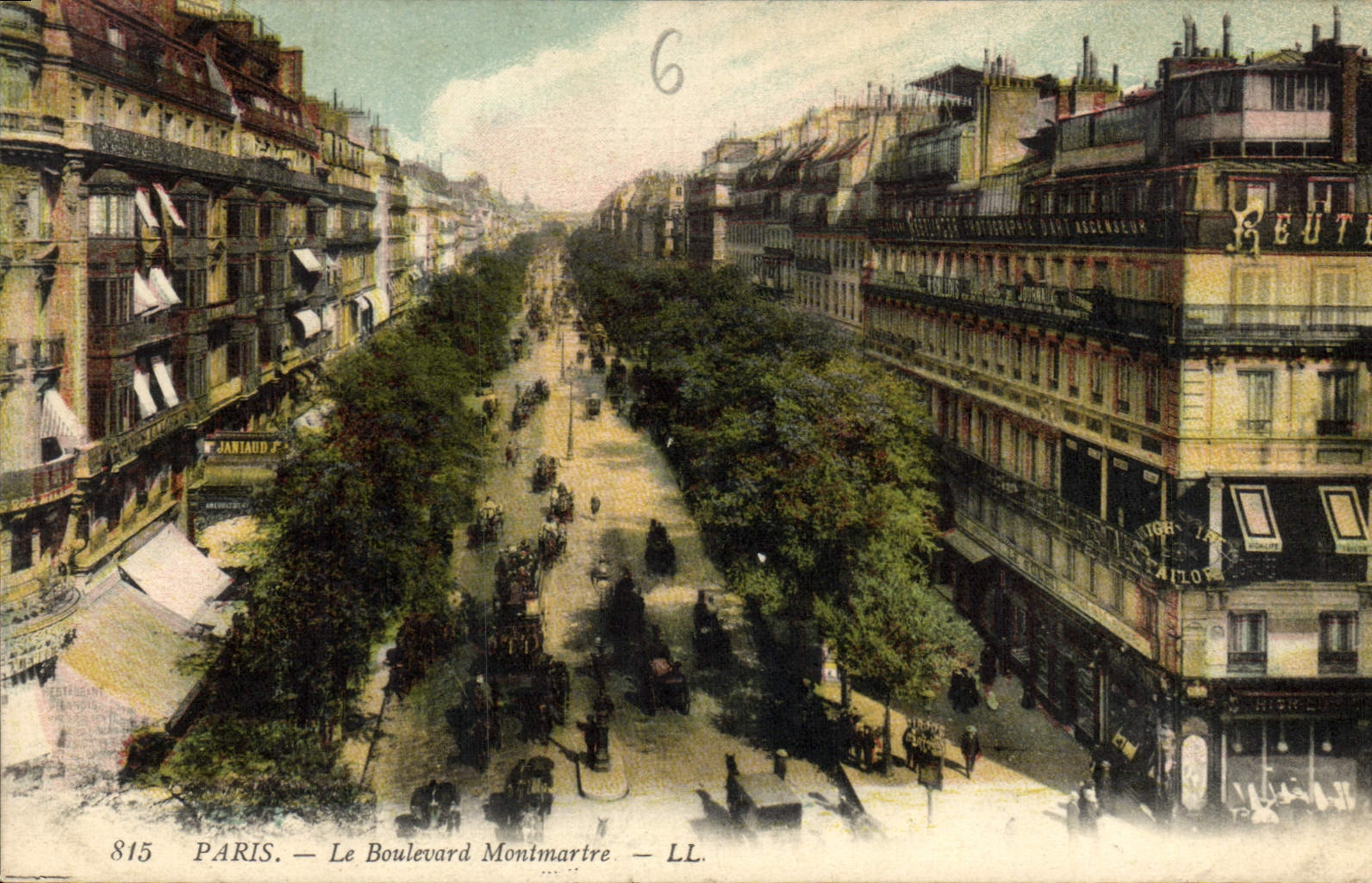CPA Paris Le Boulevard Montmartre 