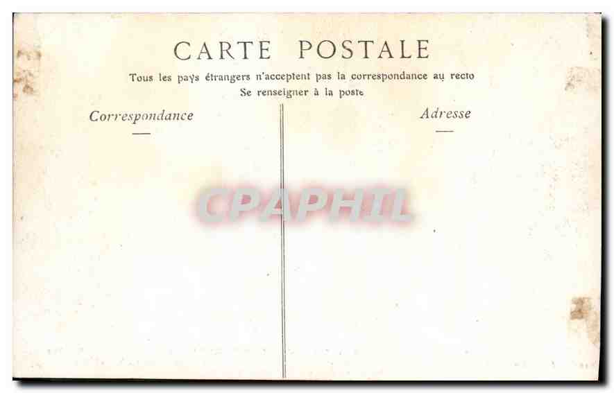 CPA Le Ballon Dirigeable La Ville De Paris Zeppelin — Rückseite