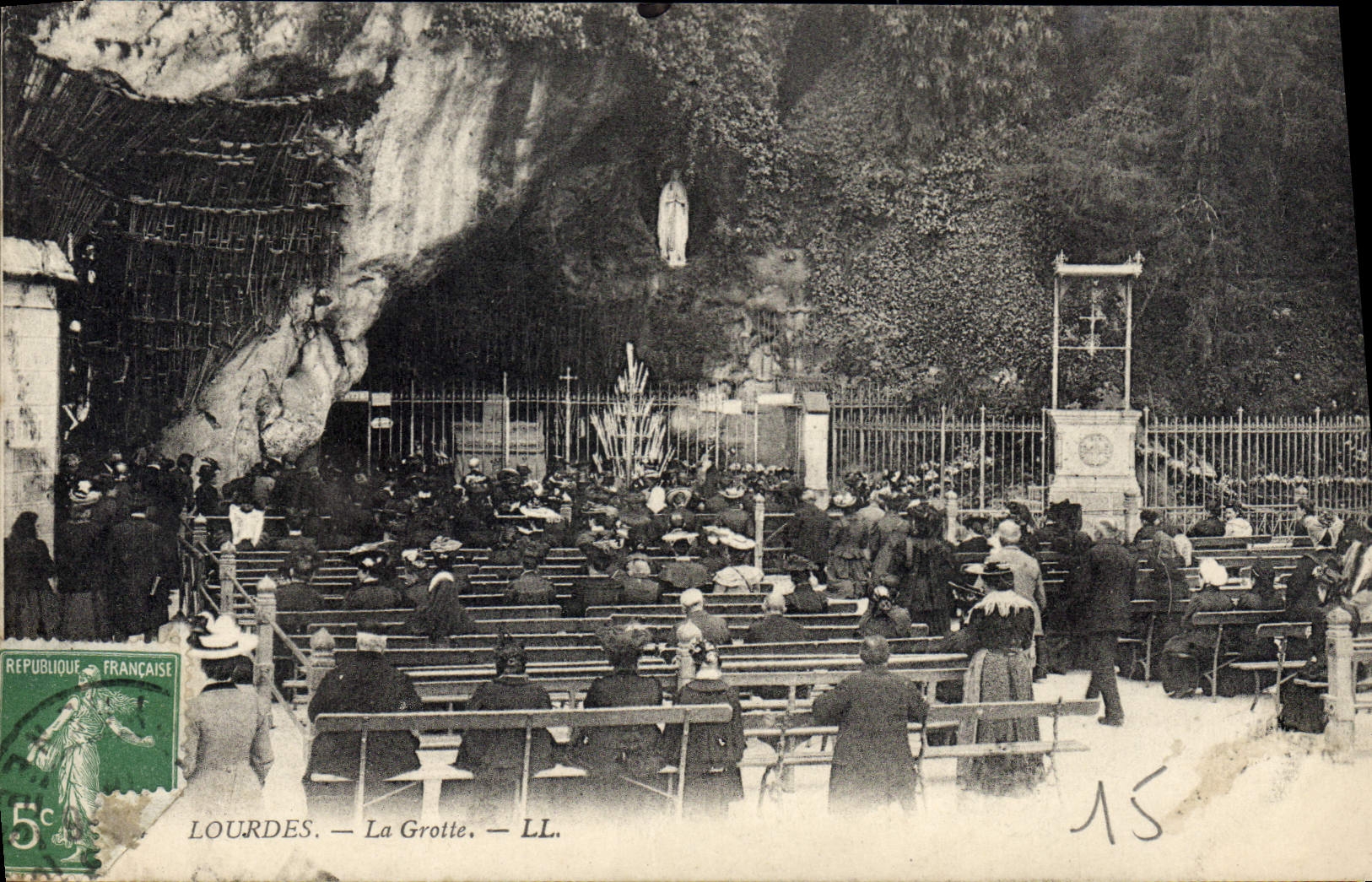 CPA Lourdes La Grotte 