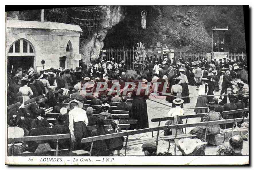 CPA Lourdes La Grotte 