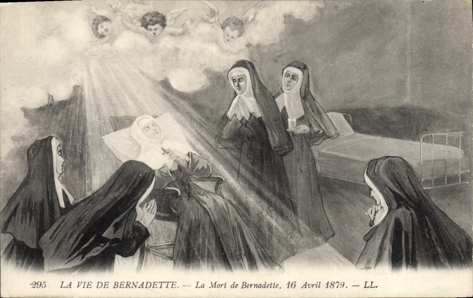 CPA La Vie de Bernadette La Mort de Bernadette 16 Avril 1879 