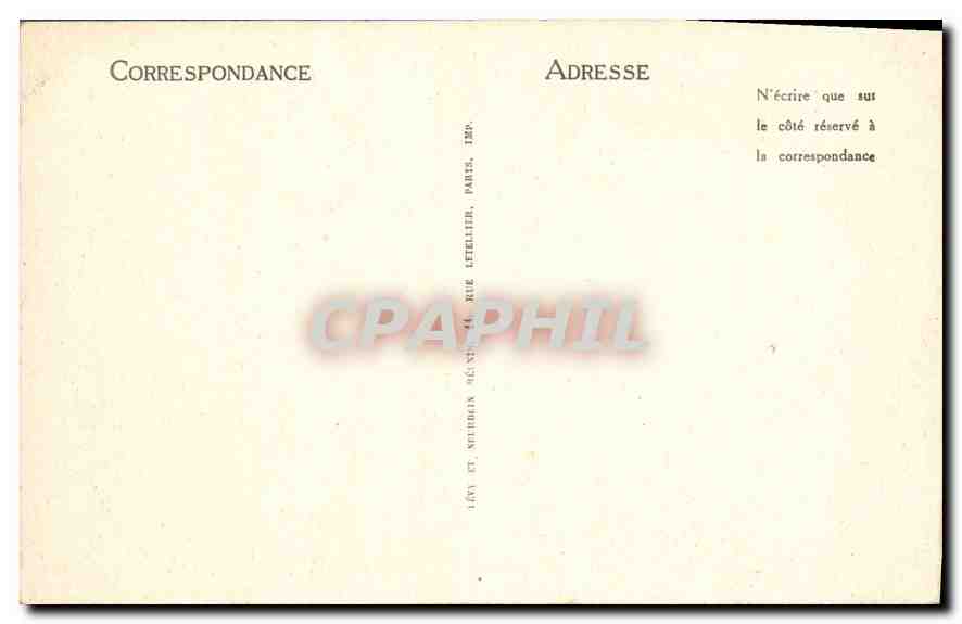 CPA Vichy Au bord de L'Allier  — Verso