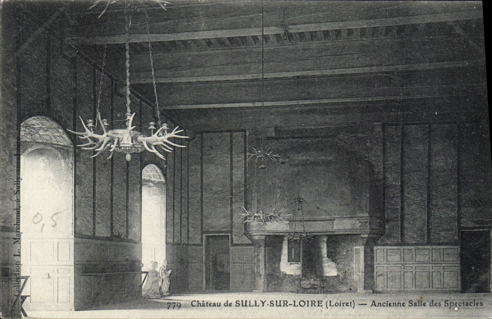 Château de SULLY-SUR-LOIRE (Loiret) — Ancienne Salle des Spectacles — Collection L. Marchand, Sully-sur-Loire