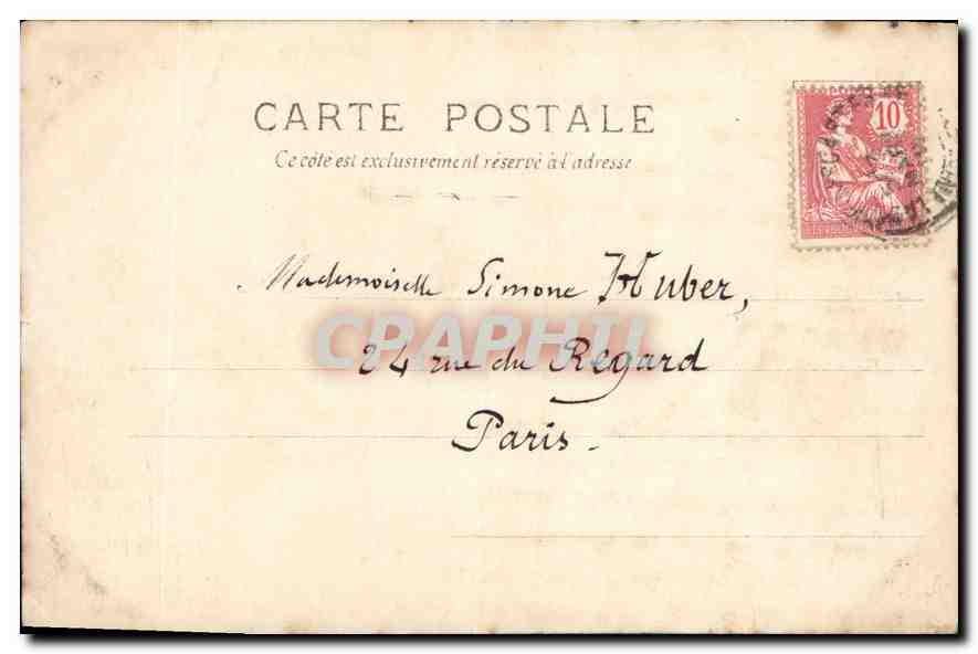 CPA Fantaisie Enfant — Rückseite