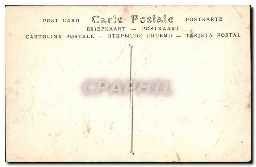 CPA Paris Notre Dame Chimeres  — Verso
