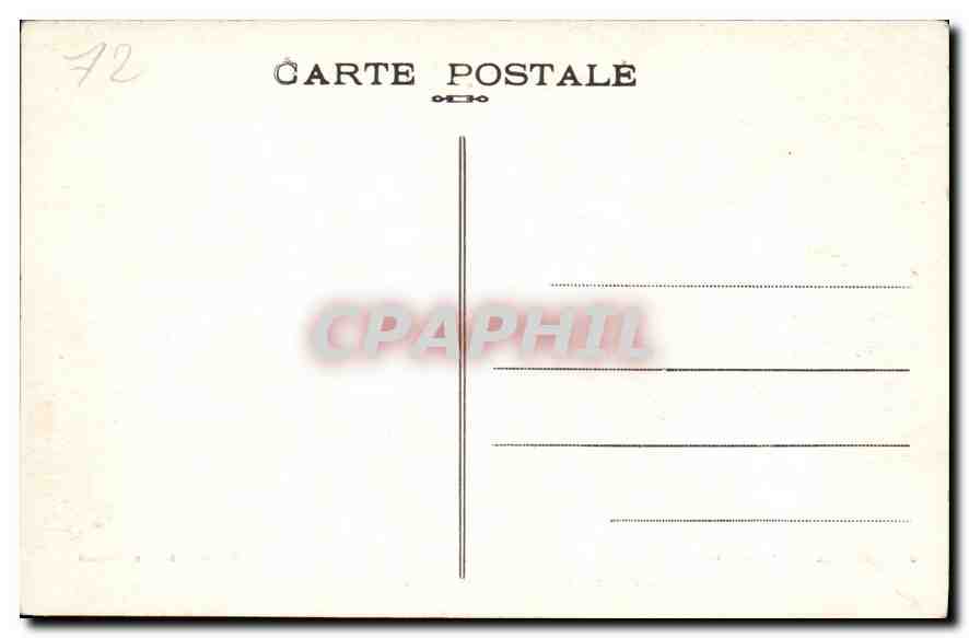CPA Pelerinage de ND du Chene Diocese du Mans La Basilique et le Calvaire  — Rückseite