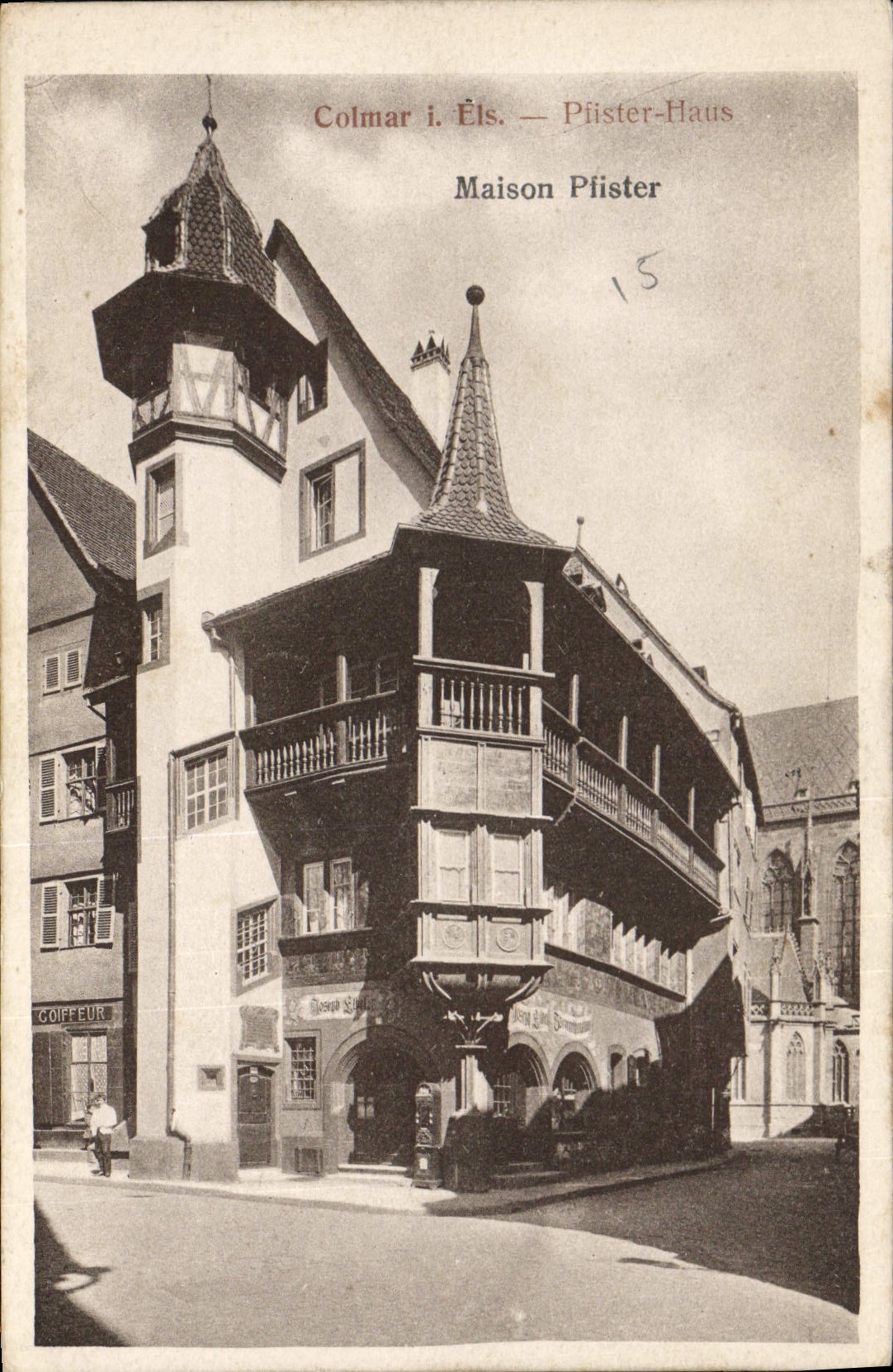 CPA Colmar i Els Pfister Haus Maison Pfister 