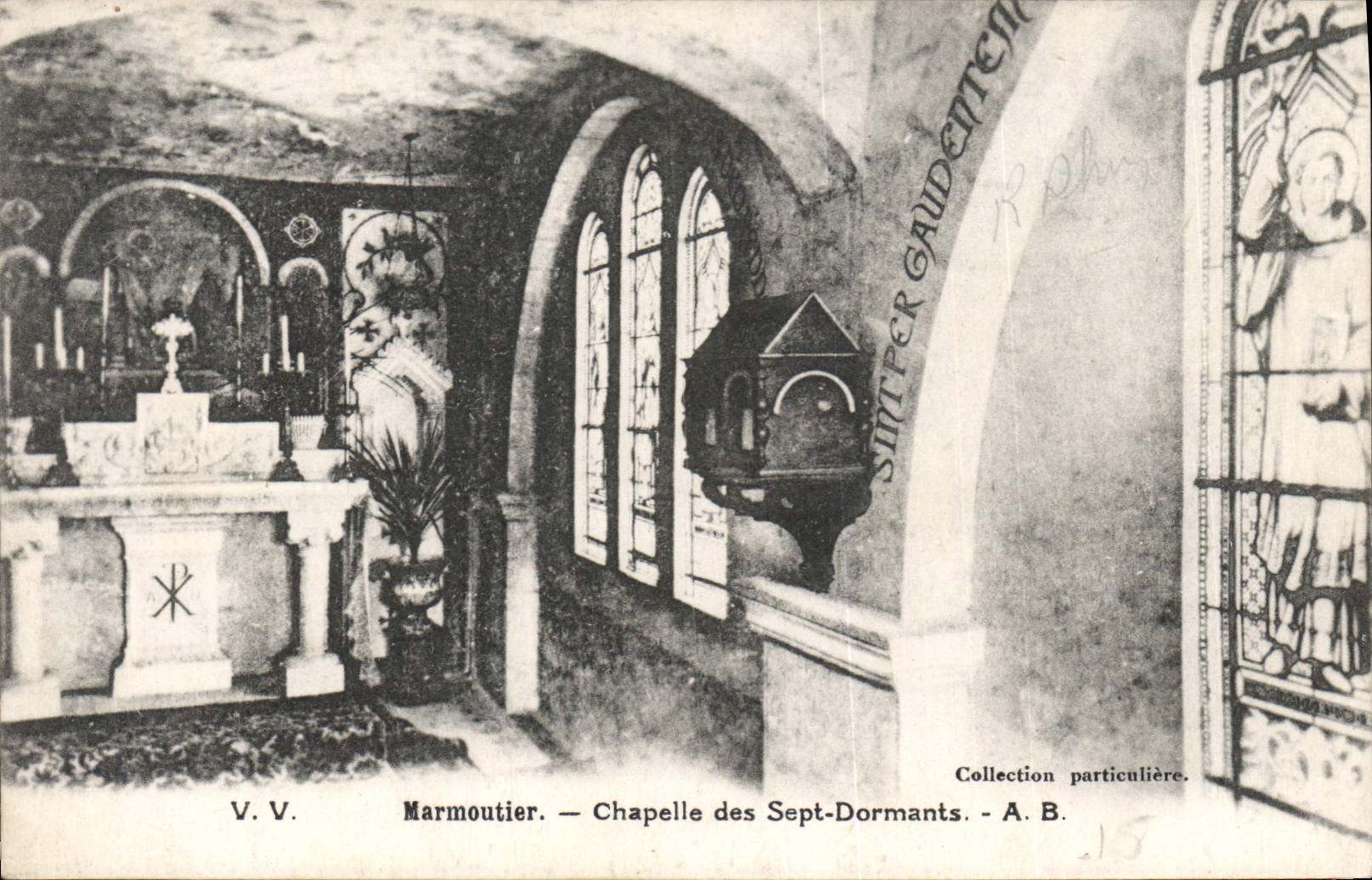 CPA Marmoutier Chapelle des Sept Dormants AB 