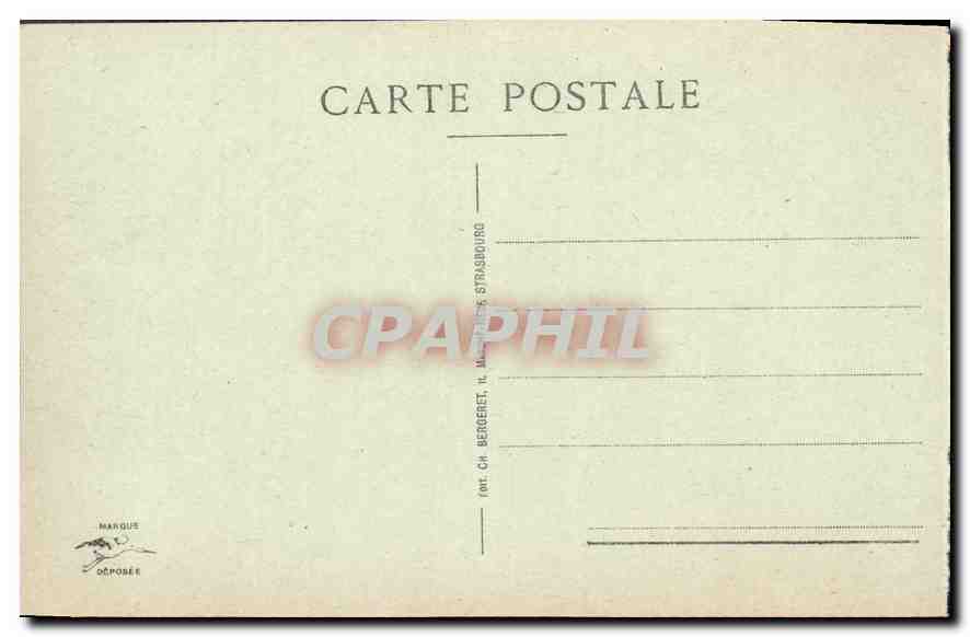 CPA Strasbourg Place Broglie Broglie Place  — Rückseite