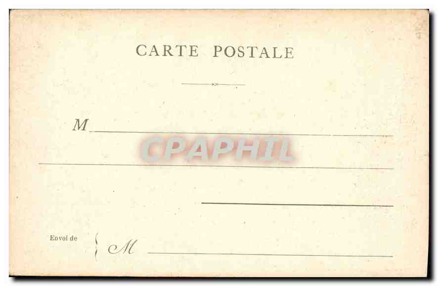 CPA Paris Avenue de l'Opera  — Rückseite