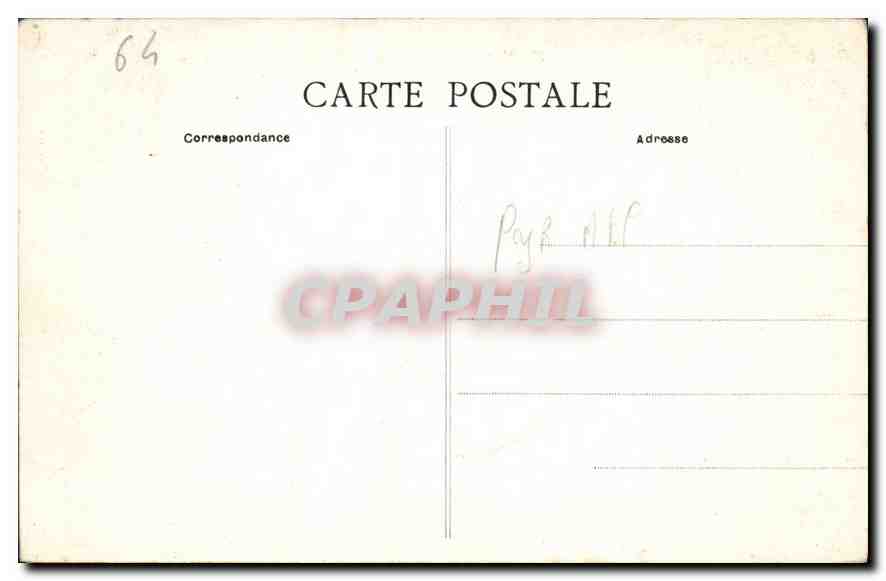 CPA Biarritz Moderne Le Rocher de l'Observatoire et de la Loge du Theatre A S  — Verso