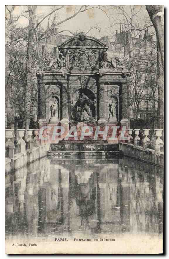 CPA Paris Fontaine de Medicis 
