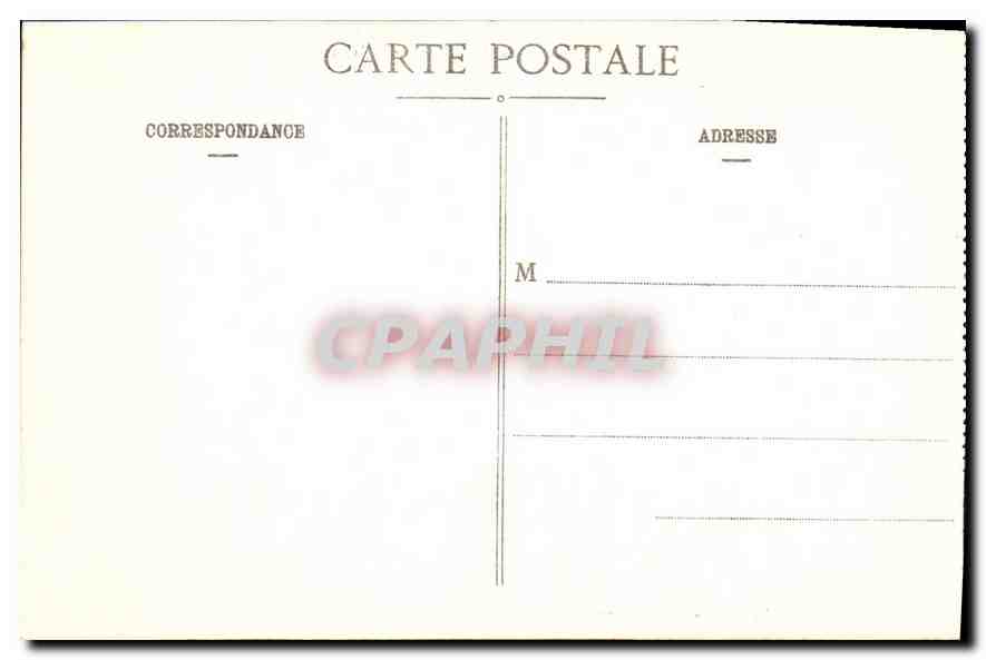 CPA Saint Etienne Hotel de la vie  — Rückseite