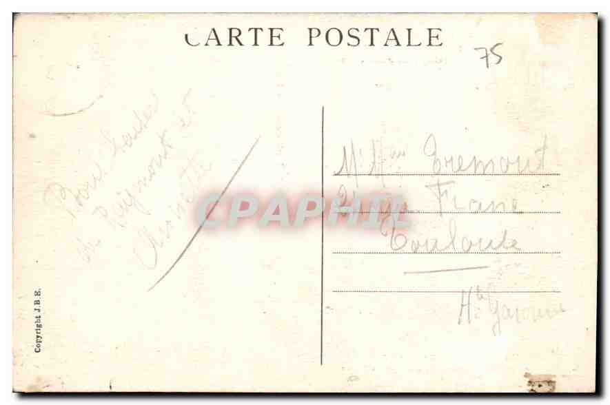 CPA ND des Neiges Pendant la Guerre Hopital Benevole  — Rückseite