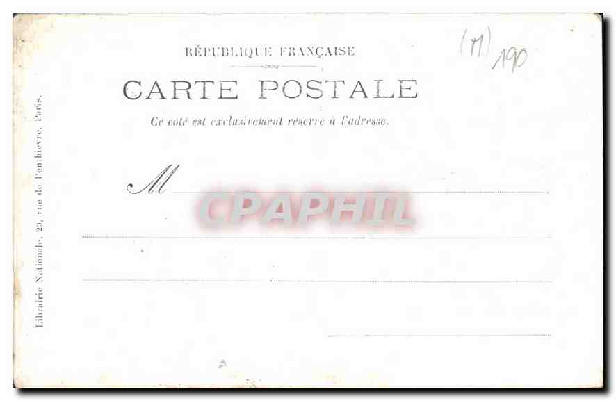 CPA Amelie Reine de Portugal  — Rückseite