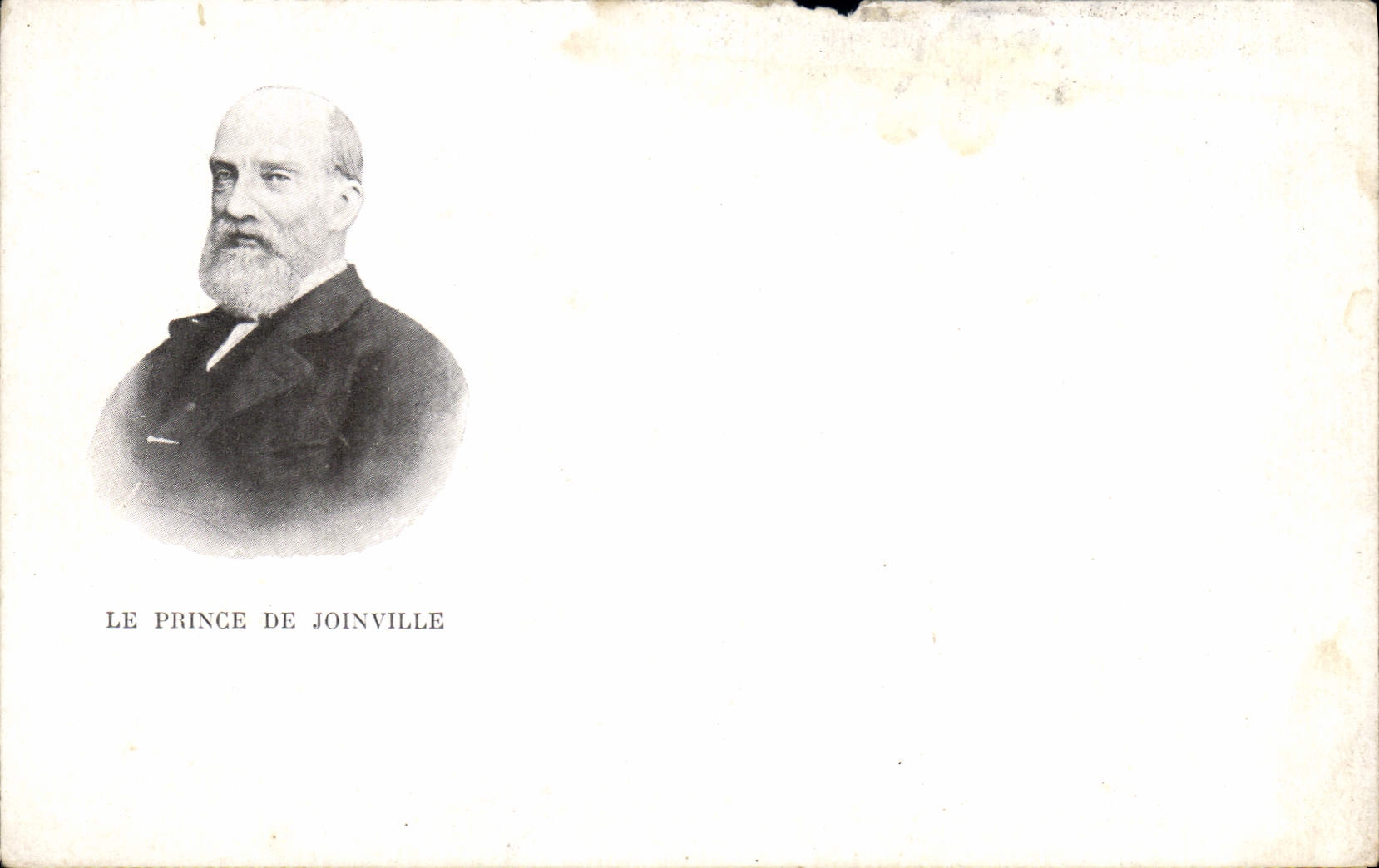 Le Prince de Joinville — portrait — éditeur Ponthieu, Paris