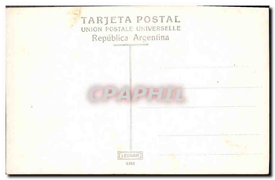 CPM Argentina procession — Rückseite