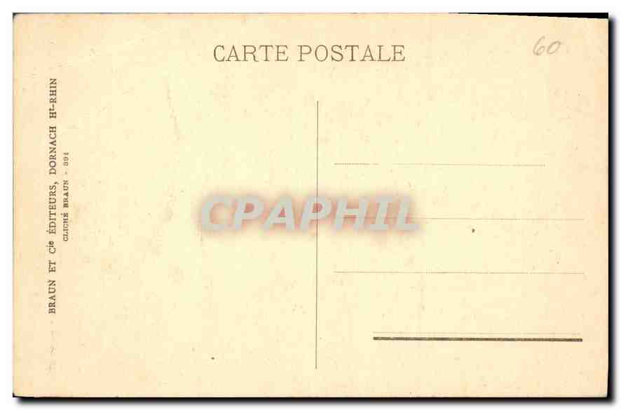 CPA Sainte Odile L'Entree du Couvent  — Rückseite