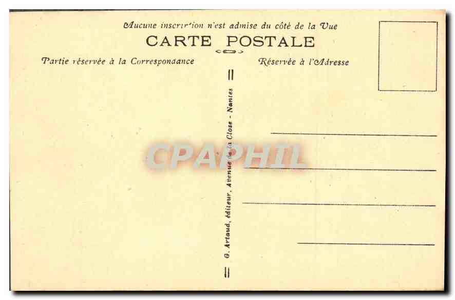 CPA Plougastel Daoulas Le Calvaire  — Rückseite