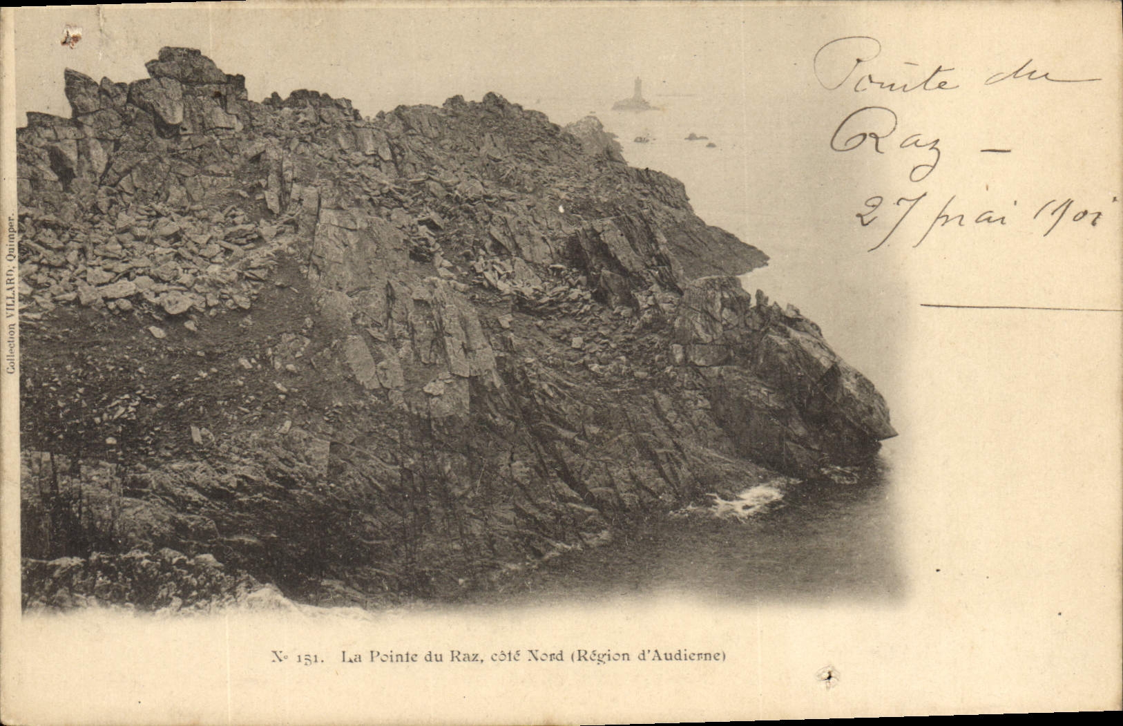 CPA La Pointe du Raz cote Nord Region d'Audieme 