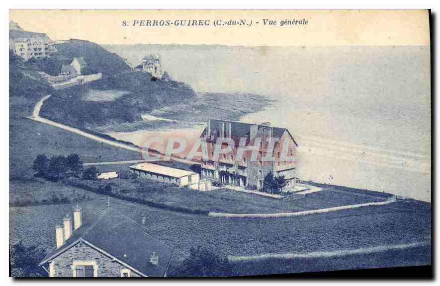 CPA Perros Guirec C du N Vue Generale 