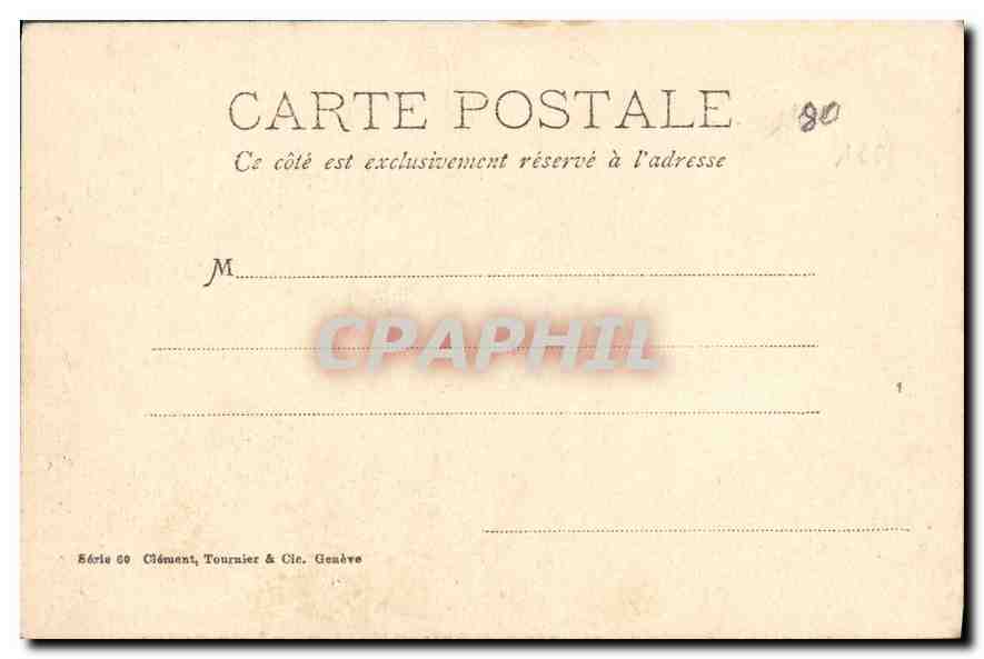 CPA Fantaisie Fleurs — Rückseite