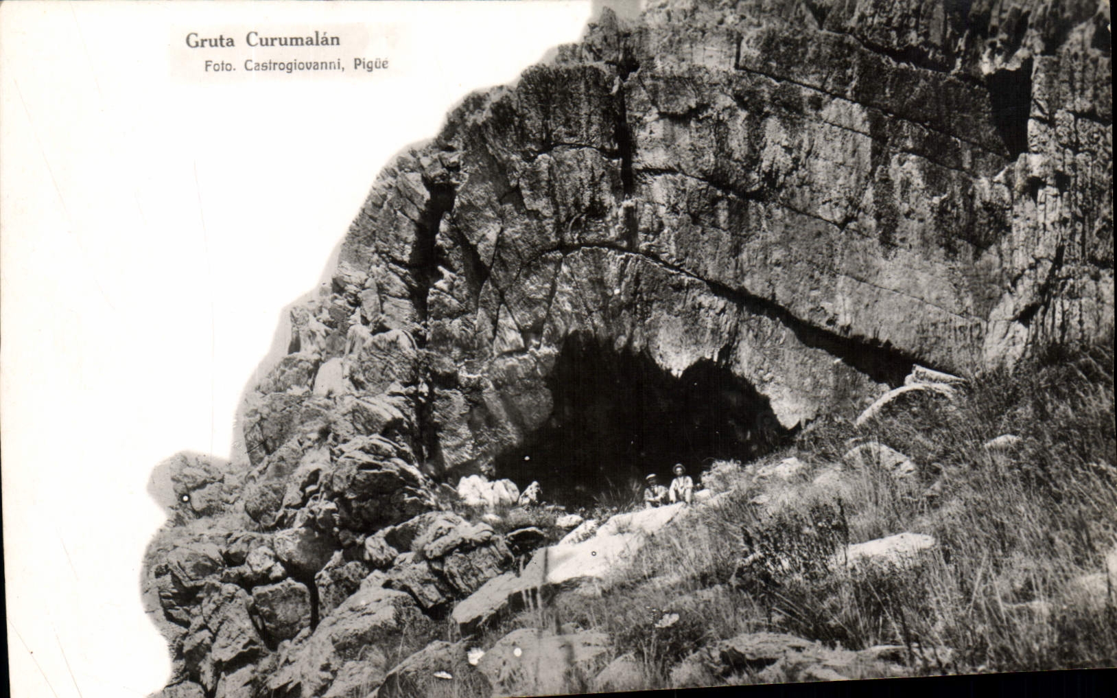 CPA Gruta Curumalan Foto Castroglovanni Pigue 