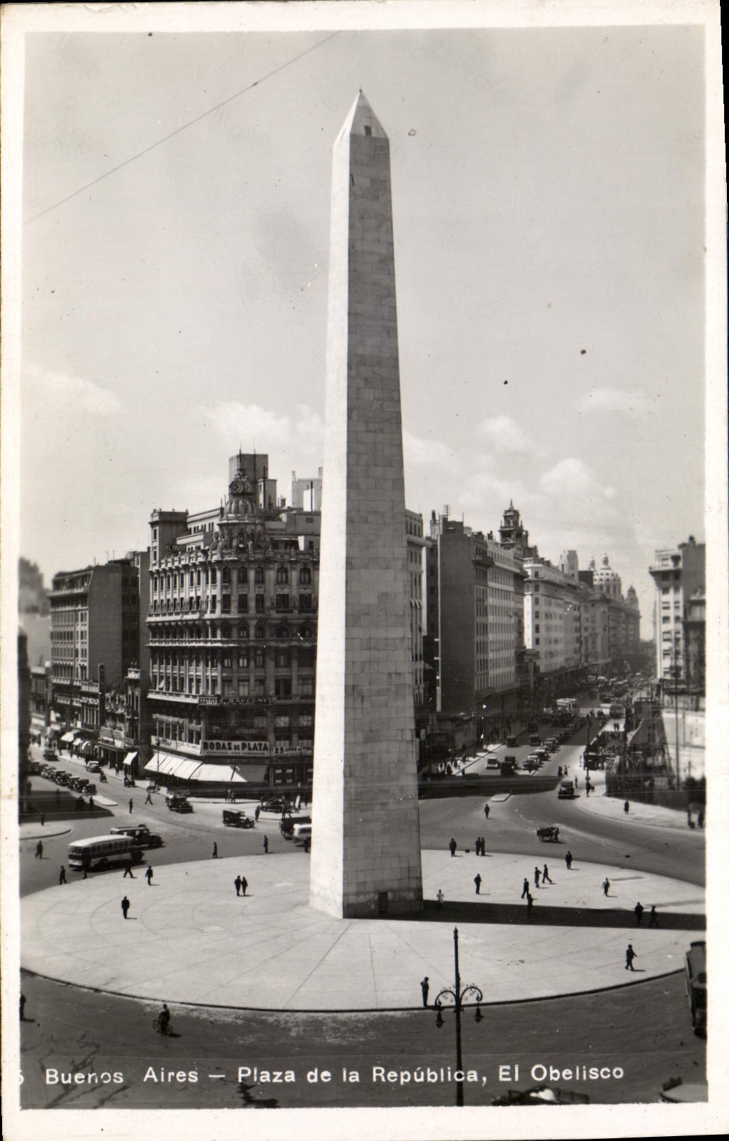 CPA Buenos Aires Plaza de la Republica El Obelisco 