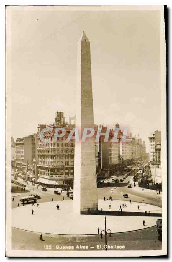 CPA Buenos Aires Plaza de la Republica El Obelisco 