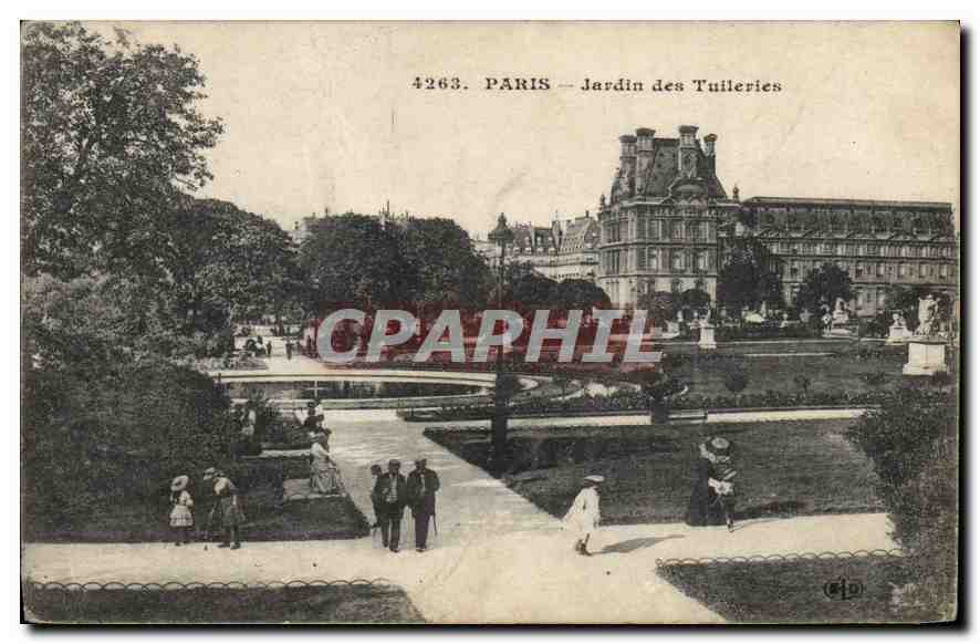 CPA Paris Jardin des Tuileries 