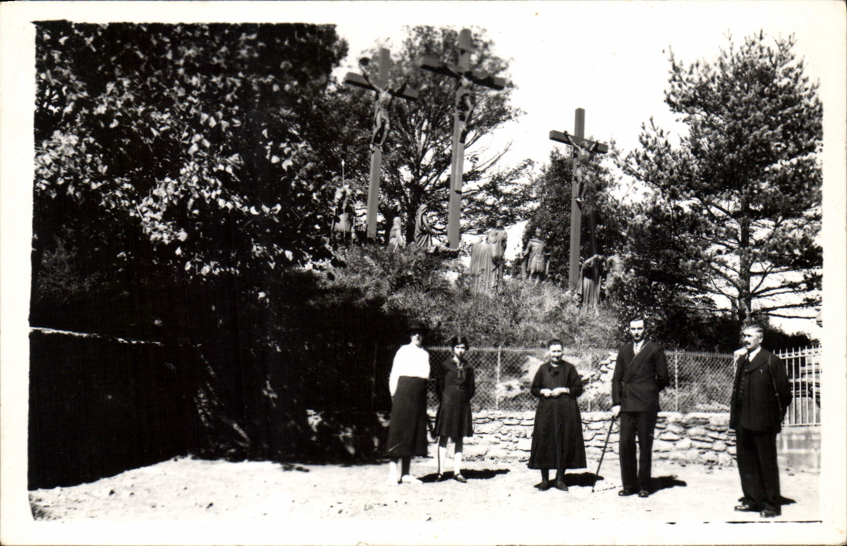 CARTE PHOTO Femme Christ