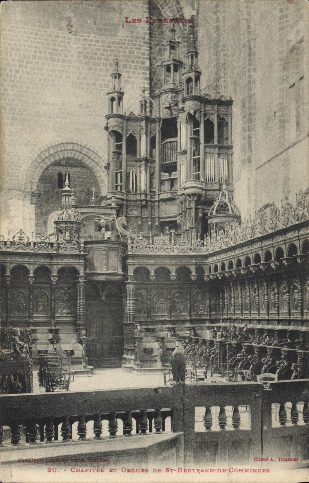 Chapitre et orgues de Saint-Bertrand-de-Comminges — Phototypie Léonard, Toulouse — n°20