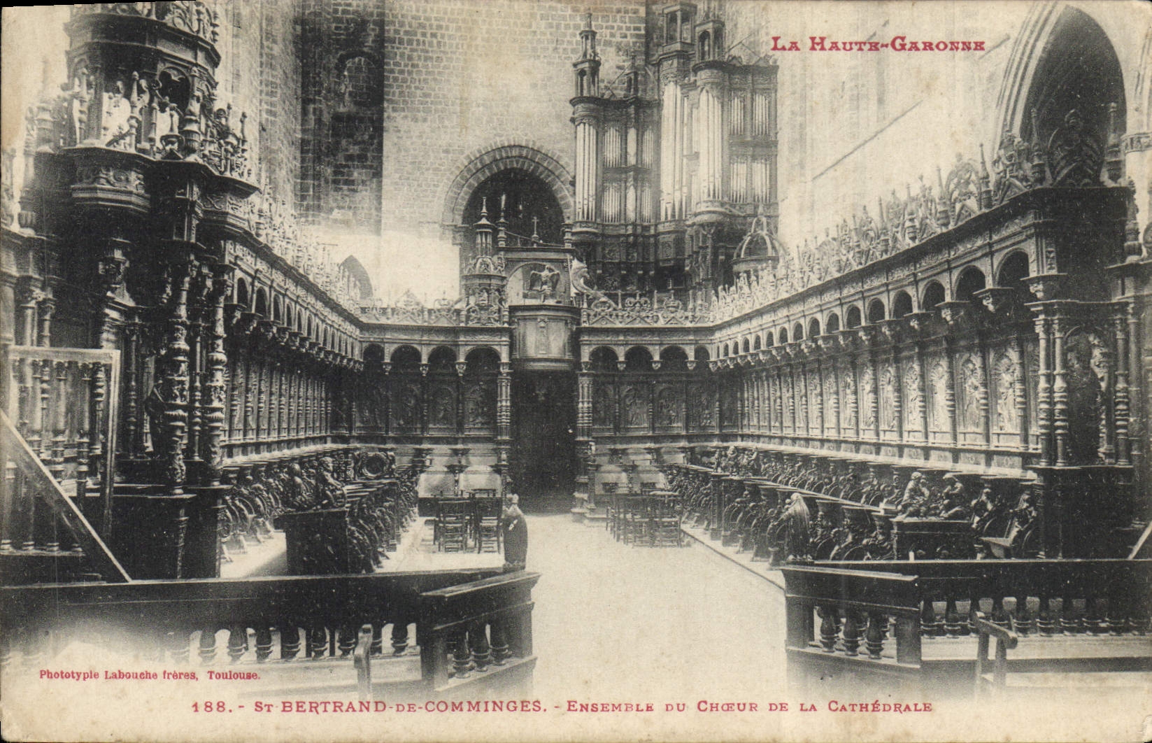 CPA St Bertrand de Comminges Ensemble du Choeur de la Cathedrale Orgue