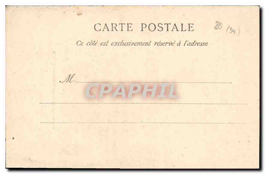 CPA Mausolee de Saint Bertrand  — Rückseite