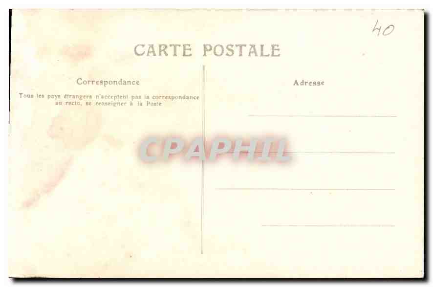 CPA St Antonin T et G Pensionnat Notre Dame Ecole Libre des Filles  — Rückseite