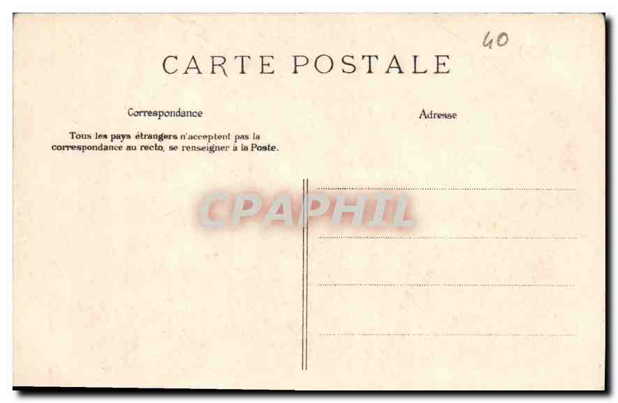 Un homme offrant des fleurs à une femme — B.L.D. — n°3127 — Verso